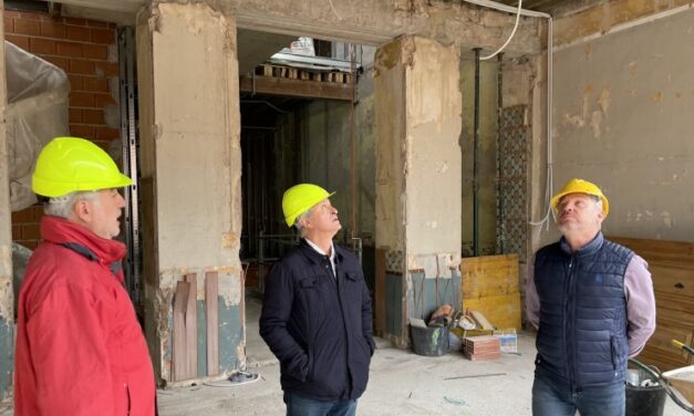 Avanza la restauración del Ateneo Cultural con la finalización de los trabajos para reforzar y consolidar su estructura