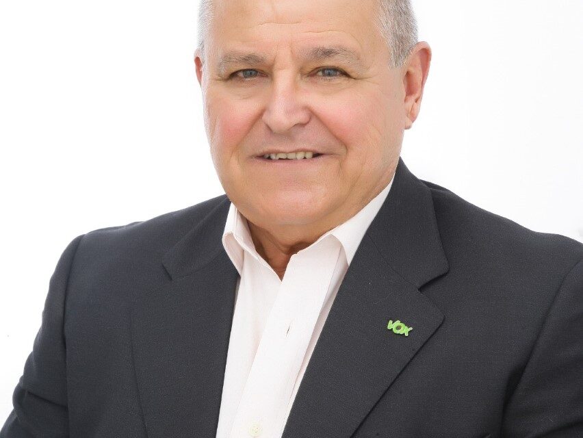 Carlos Corvalán, candidato de VOX a la alcaldía de Mazarrón