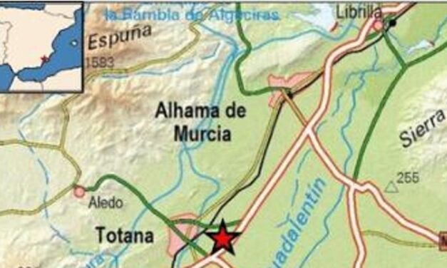 Un terremoto sacude Totana cerca de la medianoche