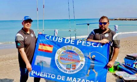 Meritorio sexto puesto para el dúo de pescadores mazarroneros en el Campeonato de España