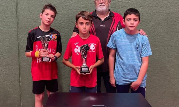 3ª posición para Álvaro Martínez en el TOP-8 Alevín Región de Murcia celebrado este sábado en el pabellón de Tenis de Mesa en Cartagena