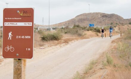La vía verde de Mazarrón, la más transitada por ciclistas en la Región  Aumenta un cuatro por ciento