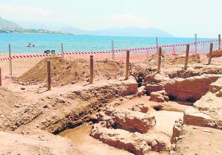 la luz más vestigios romanos en Mazarrón