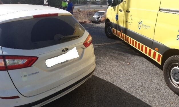 Un niño de 4 años resulta herido en un accidente de tráfico en Mazarrón (Murcia)