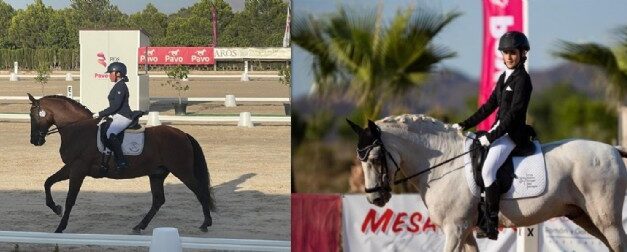 Dos jóvenes mazarroneras participarán en el Campeonato de España de menores de Doma Clásica