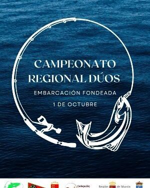 14 parejas competirán en el Campeonato Regional de Pesca con Embarcación Fondeada Dúos