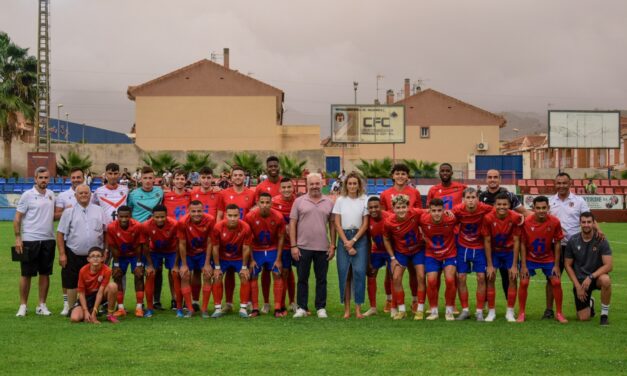 El Mazarrón FC presenta la nueva plantilla con la presencia del alcalde Ginés Campillo