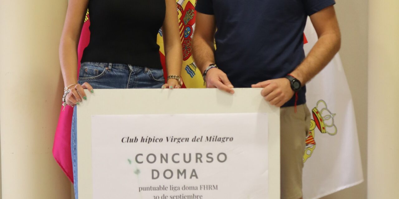 Concurso de doma clásica el próximo sábado 30 de septiembre en el Club Virgen del Milagro