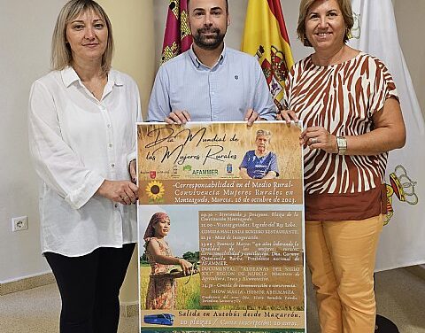 El Ayuntamiento de Mazarrón participará en las Jornadas por el Día Mundial de las Mujeres Rurales en Murcia