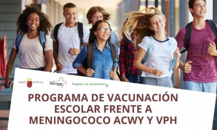La Concejalía de Educación informa del inicio de la doble campaña de vacunación escolar