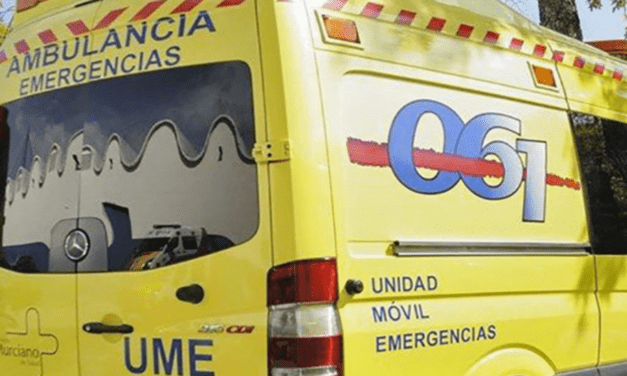 Herido grave un trabajador al caerle maquinaria en la cabeza en Mazarrón