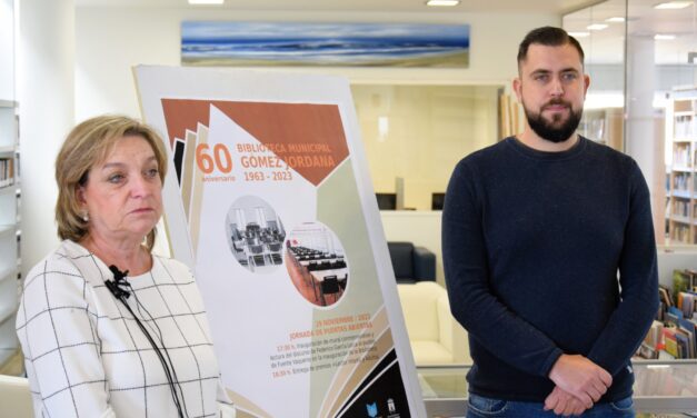La Biblioteca Municipal Gómez Jordana celebra este 29 de noviembre seis décadas de saber y cultura