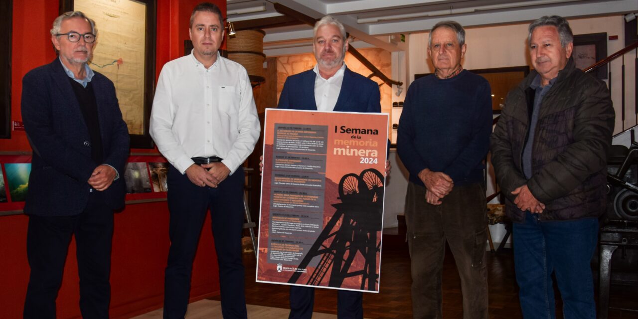 Mazarrón iluminará su pasado con la celebración de la I Semana de la Memoria Minera del 16 al 22 de febrero