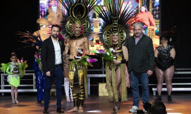 Paula Campos, Sofía López, Jesús Méndez y Pedro Vivancos, se coronaron como Musas y Musos del Carnaval en una espectacular gala