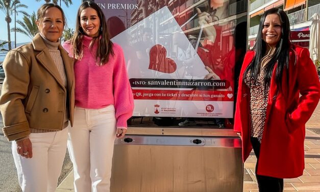 San Valentín en Mazarrón: hasta 1.500 euros en vales en la nueva campaña de apoyo al comercio local