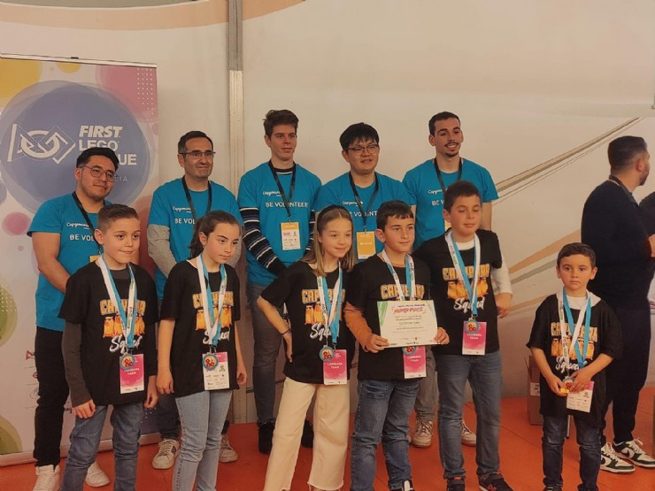 El Ceip Ginés García participó en la competición First Lego League