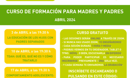 La concejalía de Educación organiza el curso «Educarnos para educar»