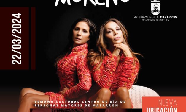 Cambio de ubicación del concierto de Azúcar Moreno programado en la III Semana Cultural del Centro de Día de Mazarrón tras la gran demanda de nuestros mayores