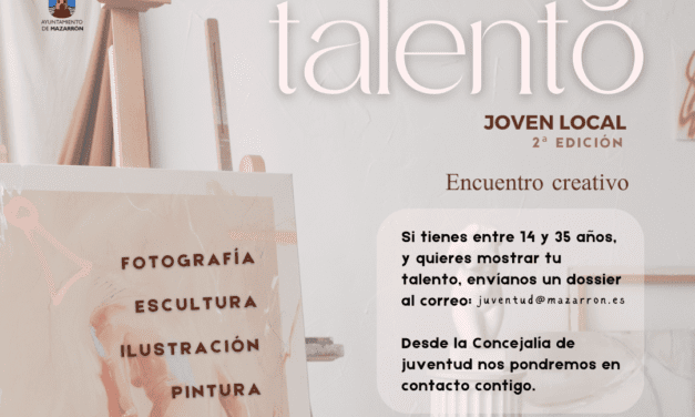 Abierto el plazo de presentación de proyectos de la segunda edición de «Arte y talento joven local»