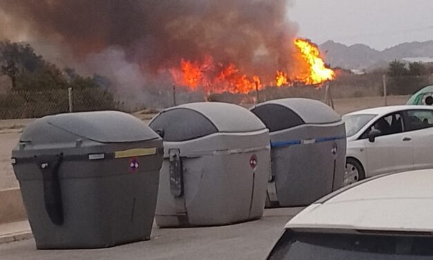 Les informamos a continuación sobre el incendio que se produjo en la tarde de ayer en una zona cercana a Playa Grande, en el llamado camino de Cartagena