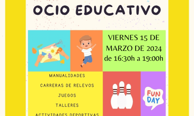 La concejalía de Política Social organiza actividades de ocio educativo para este viernes
