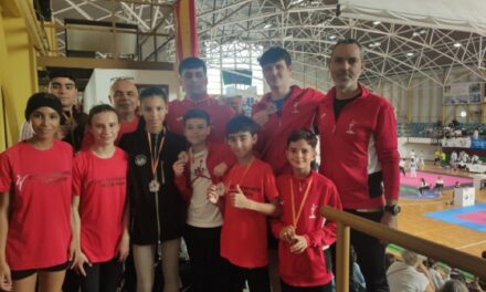 7 medallas para el Club Taekwondo Mazarrón en el Open de Plasencia