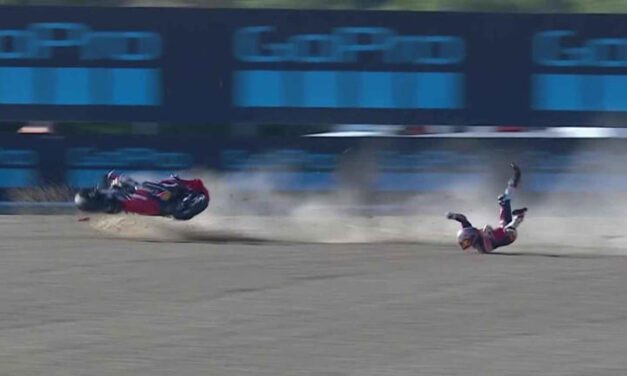 Acosta se lleva una lección de Jerez: «No podemos liarla así de gorda en el qualy»