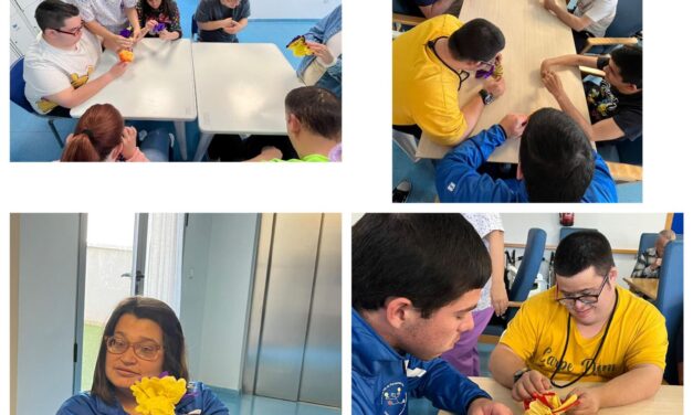 USUARIOS Y MONITORES DEL CENTRO DE DÍA DE PERSONAS CON DISCAPACIDAD INTELECTUAL REALIZARON UNA SEMANA CULTURAL CON MOTIVO DEL DÍA DEL LIBRO EN EL CENTRO.