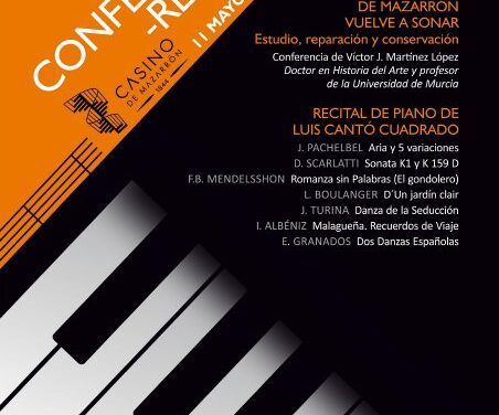 El piano histórico de Mazarrón vuelve a sonar