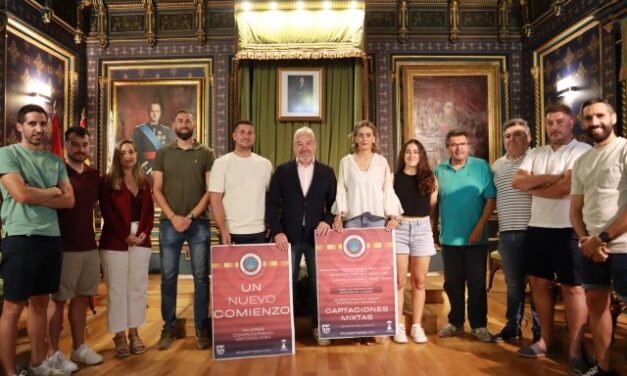 El alcalde de Mazarrón presenta el nuevo equipo de Fútbol Sala FUTSAL