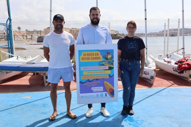 Juan Carlos López, Concejal de Bienestar Animal, Presenta la «IV Ruta en Kayak Canina»