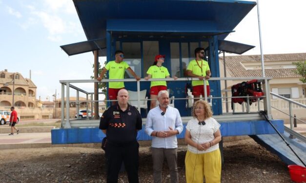 El Ayuntamiento de Mazarrón presenta el Plan de Vigilancia y Salvamento en Playas 2024