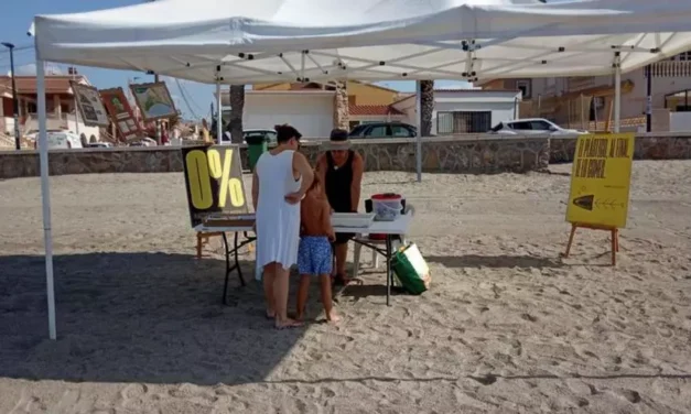 Especies invasoras y tortugas en los estands de playas de la Región