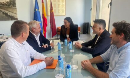 El alcalde Ginés Campillo y el concejal de Cultura, Jorge Durán se reúnen con la Consejera Carmen Conesa