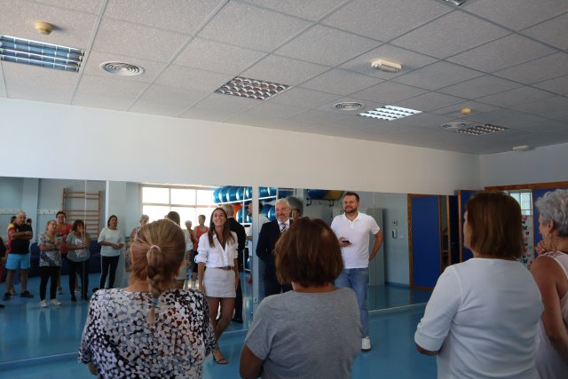 El alcalde Ginés Campillo da la bienvenida a nuestros mayores que retoman sus actividades tras el verano