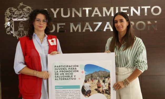 La Concejalía de Juventud y Cruz Roja Juventud lanzan el programa “Participación juvenil para la promoción de un ocio saludable y alternativo” en Mazarrón