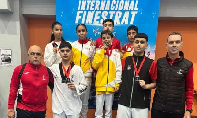 El Club Taekwondo Mazarrón brilla en el I Open Internacional de Finestrat