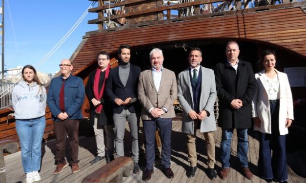 La réplica de la Nao Trinidad llega a Puerto de Mazarrón para revivir la historia de la primera vuelta al mundo