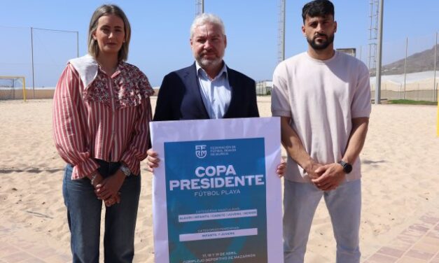 Mazarrón, epicentro del fútbol playa con la celebración de la Copa Presidente los días 17, 18 y 19 de abril