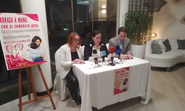 La Asociación de Comercio, Hostelería y Servicios de Mazarrón ACOMA, presenta en el Hotel el Ramada Resort la Campaña del Dia de la Madre que denomina “Abraza a Mami”