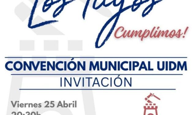 La formación independiente rendirá cuentas de su gestión y presentará los avances conseguidos durante la legislatura en un acto abierto a la ciudadanía y medios de comunicación.