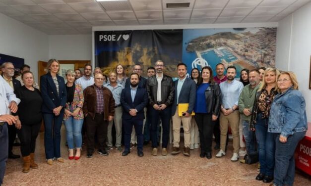 Jesús García Vivancos reelegido Secretario General del PSOE de Mazarrón con el apoyo unánime de la Asamblea.