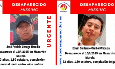 Ecuador teme por las vidas de Patricio y Edwin: hace 43 días desaparecieron en Mazarrón y su coche fue hallado en Murcia