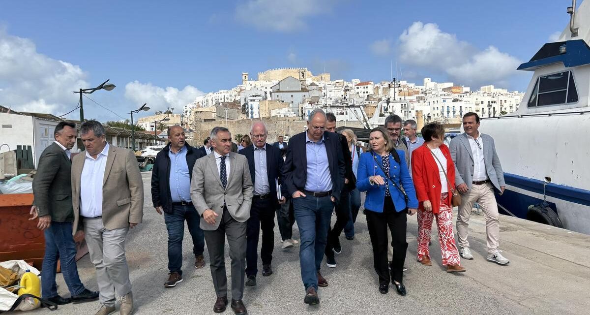 El Patrón Mayor de Puerto de Mazarrón se entrevista con el Comisario Europeo de Pesca