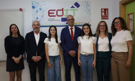 El alcalde de Mazarrón y el consejero de Educación visitan los colegios Ginés García Martínez y Manuela Romero