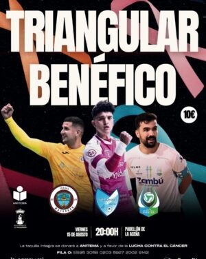 Triangular de fútbol sala a favor de AECC y ANITEMA