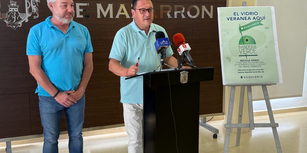 Mazarrón inicia la campaña “Banderas Verdes” de Ecovidrio con una participación récord del 81% en el sector hostelero