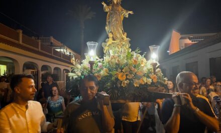 Puerto de Mazarrón celebra con misa y procesión el Día de la Asunción