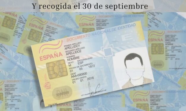 Nuevas fechas para renovación del DNI en octubre