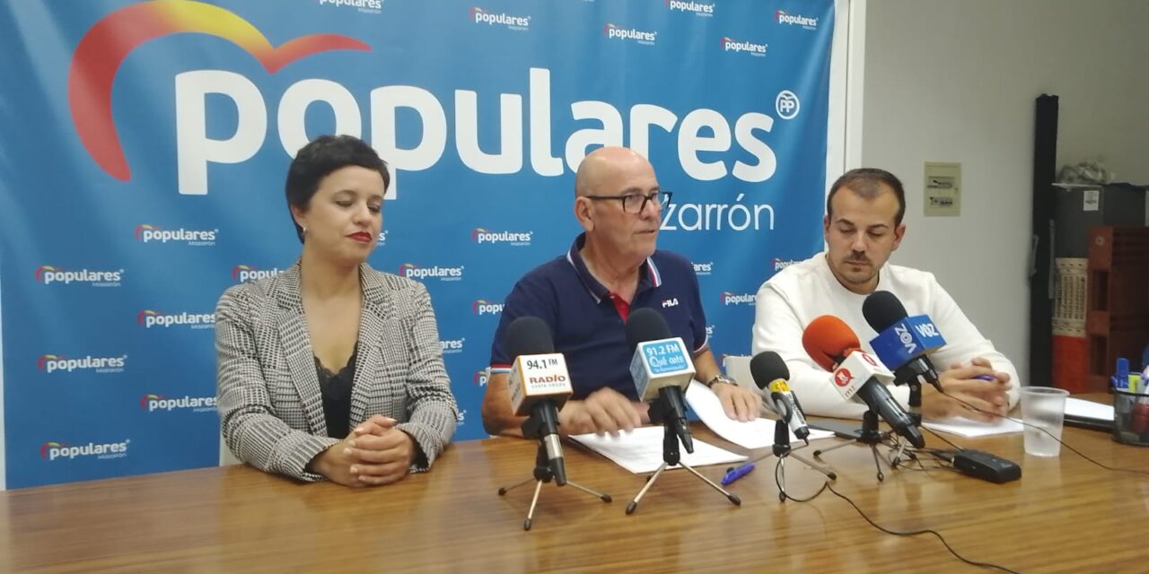 El Partido Popular denuncia la situación del servicio de limpieza en el municipio de Mazarrón